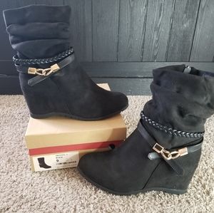 Black Suede Ankle Boots